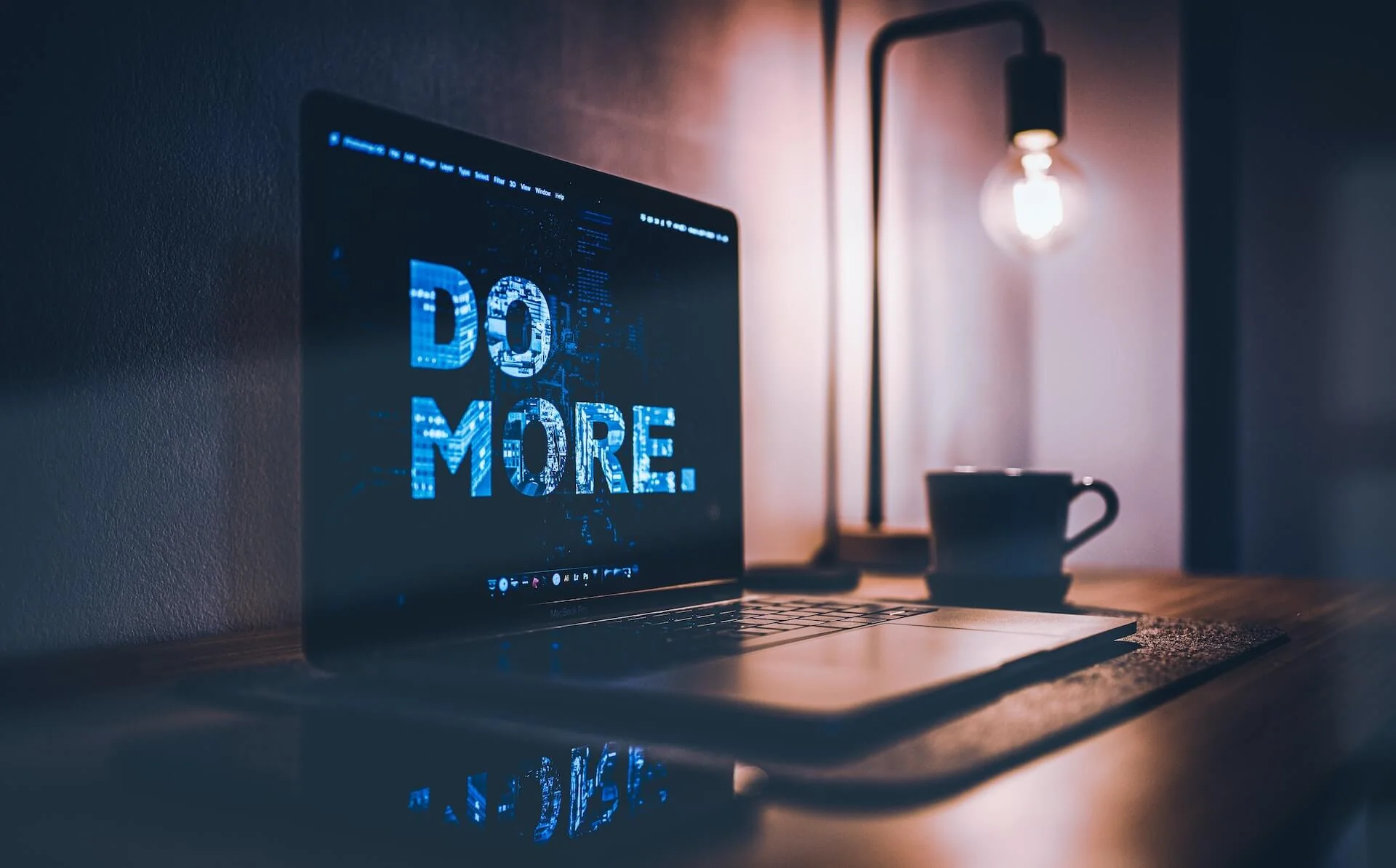 Technology workstation representing digital strategy and technical intelligence